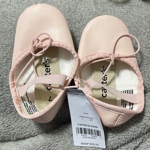 CARTERS PINK TODDER DANCE SHOES